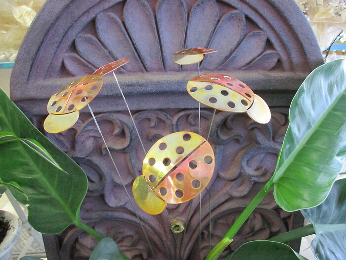 Ladybug Garden Ornament